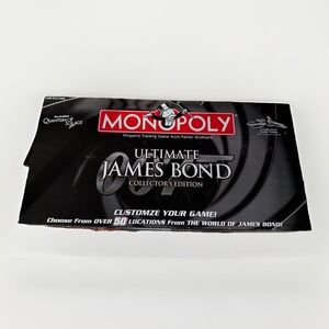 The‎ Ultimate James Bond 007 Monopoly Game Collectors Edition